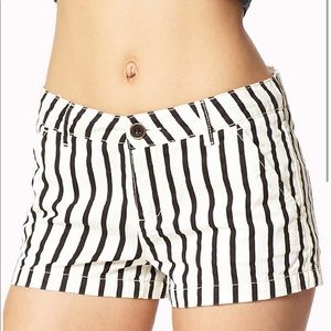 “Lola” vertical stripe shorts